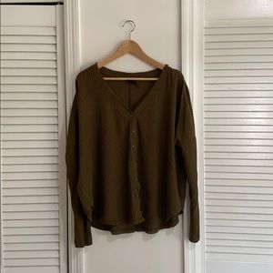 Like New UO Waffle Cardigan
